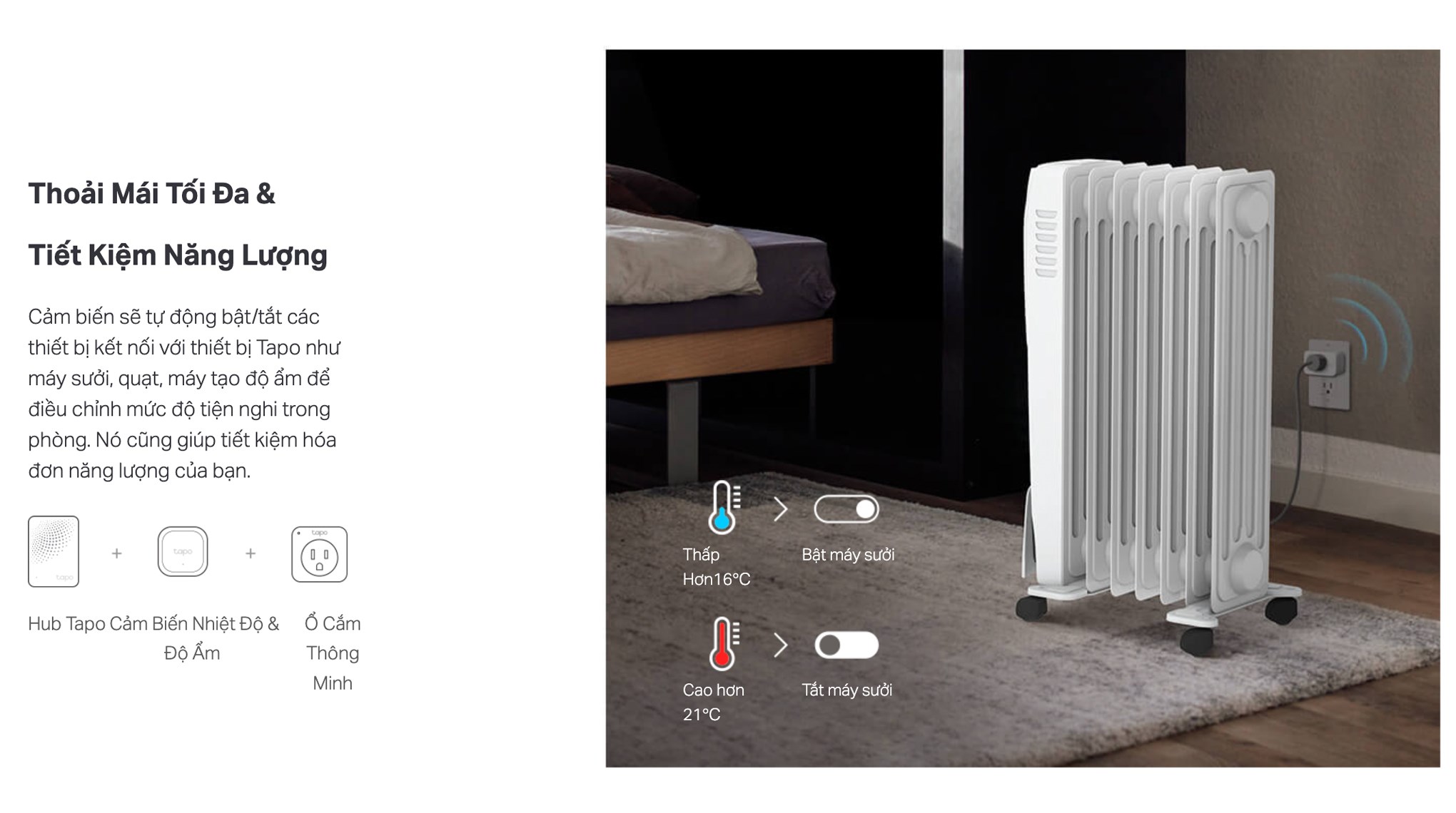 Cảm biến nhiệt độ và đổ ẩm thông minh TP-Link Tapo T310