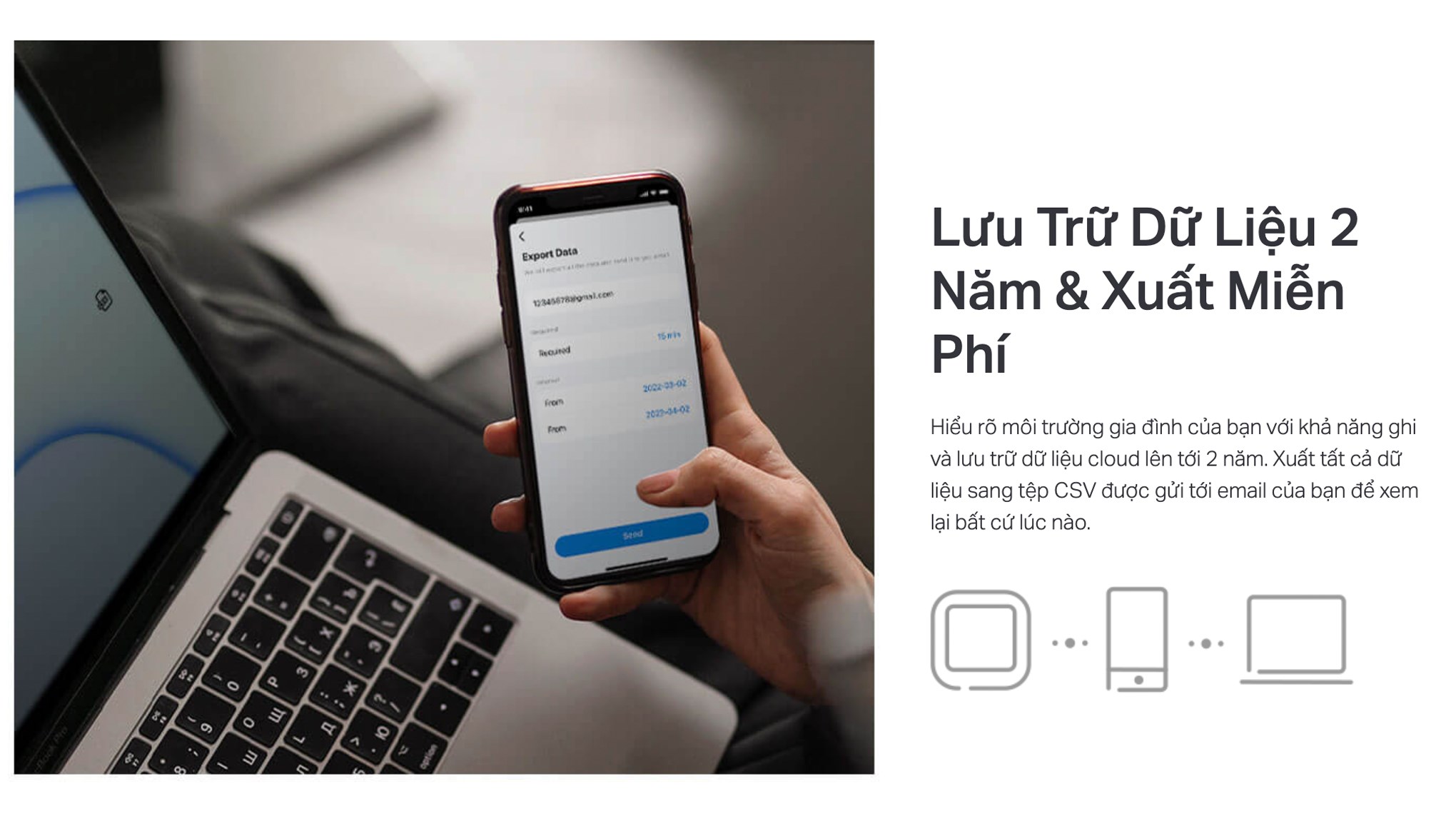 Cảm biến nhiệt độ và đổ ẩm thông minh TP-Link Tapo T315