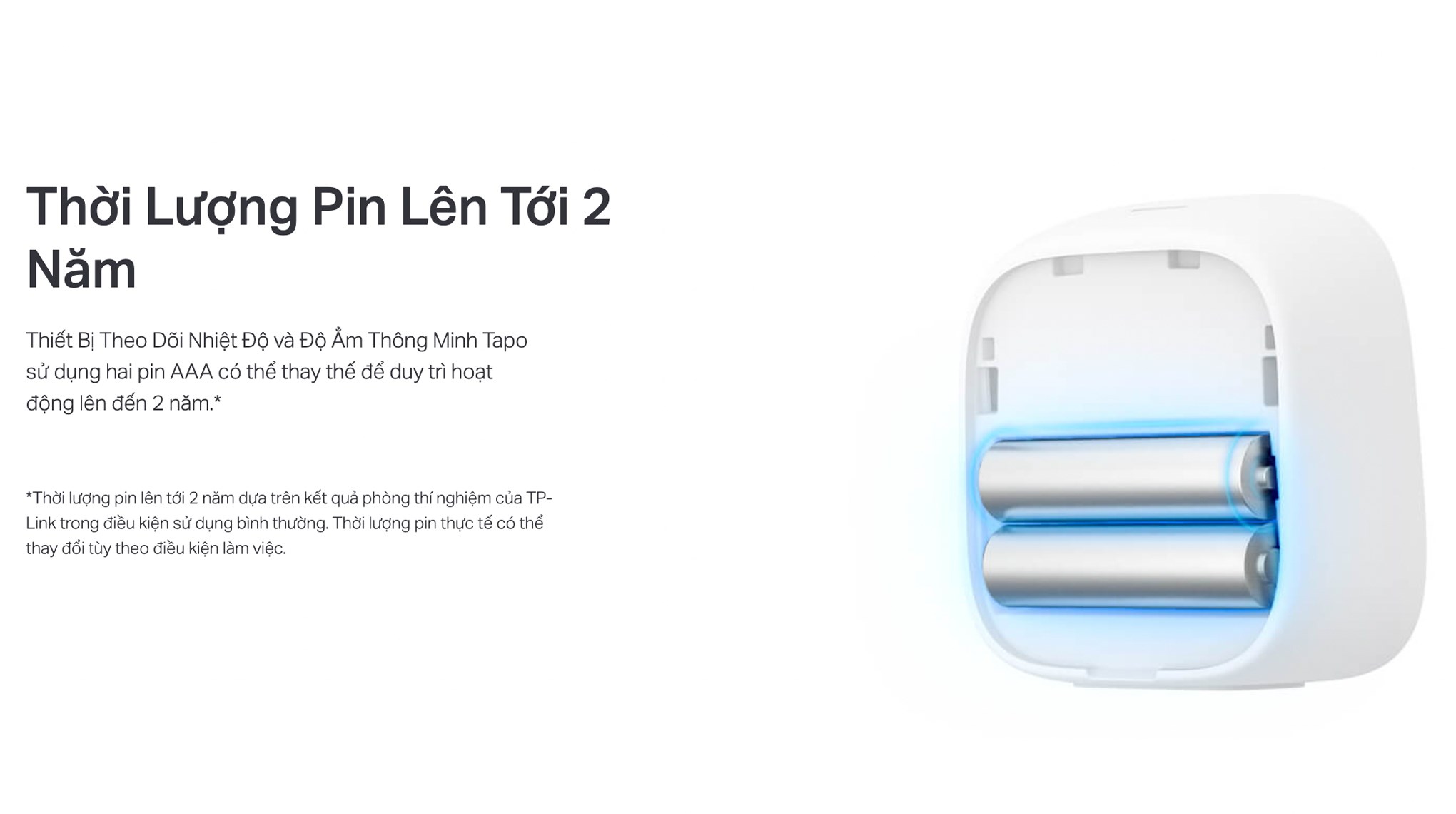 Cảm biến nhiệt độ và đổ ẩm thông minh TP-Link Tapo T315