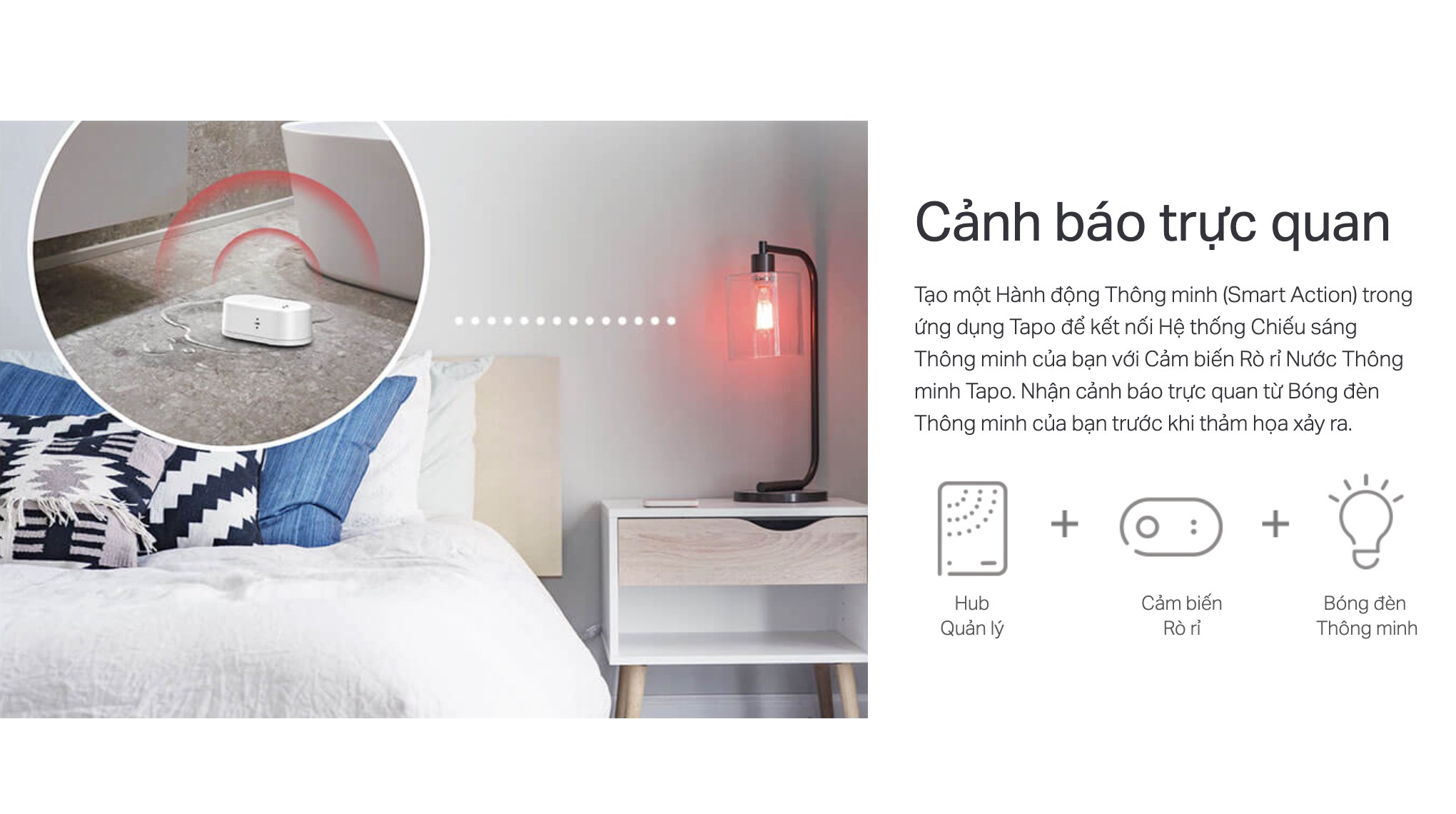 Cảm biến rò rỉ nước thông minh TP-Link Tapo T300