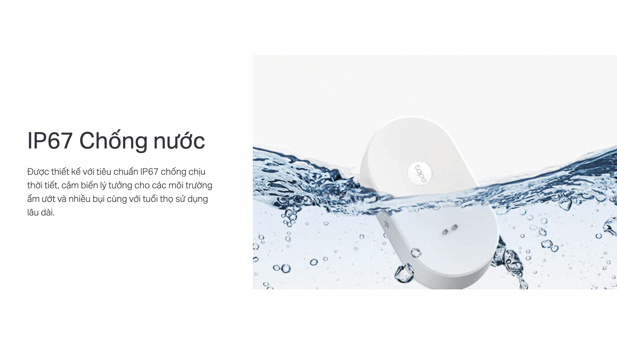 Cảm biến rò rỉ nước thông minh TP-Link Tapo T300