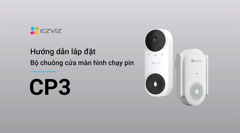 Chuông Cửa Camera Thông Minh 3MP Ezviz CP3
