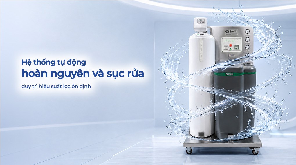 Máy lọc tổng đầu nguồn AOSmith AOW-S500 Premium