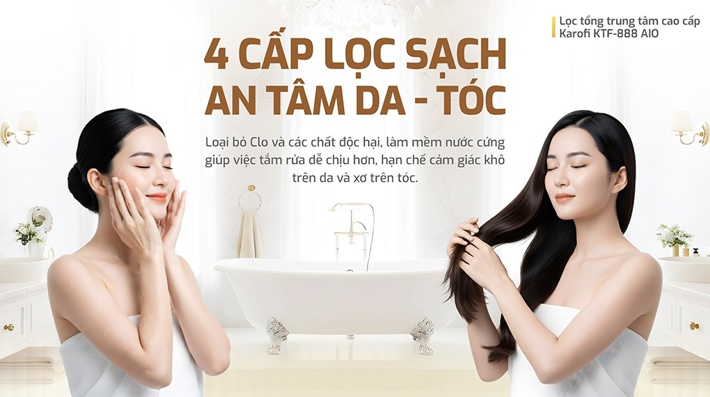Máy lọc tổng đầu nguồn Karofi KTF-888-AIO