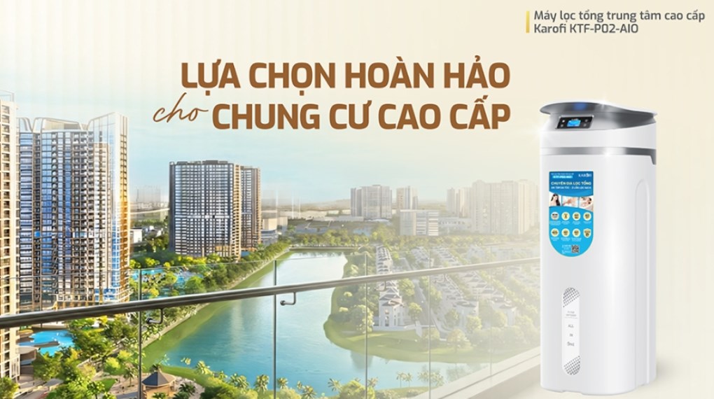 Máy lọc tổng đầu nguồn Karofi KTF-P02-AIO