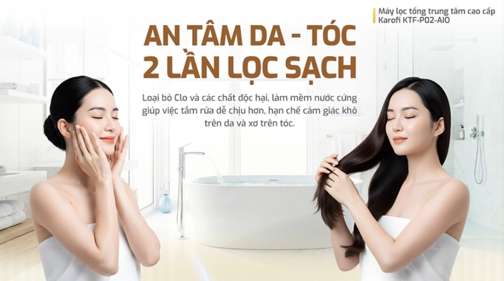 Máy lọc tổng đầu nguồn Karofi KTF-P02-AIO