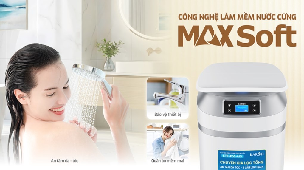 Máy lọc tổng đầu nguồn Karofi KTF-P02-AIO