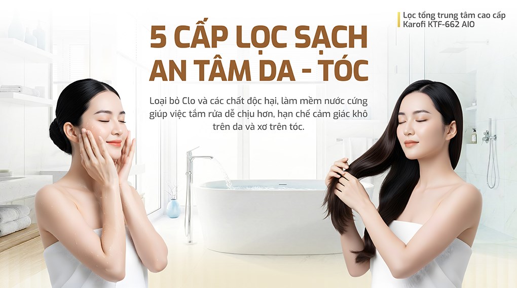 Máy lọc tổng đầu nguồn Karofi KTF-662-AIO