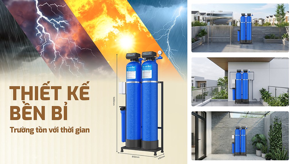 Máy lọc tổng đầu nguồn Karofi KTF-222C