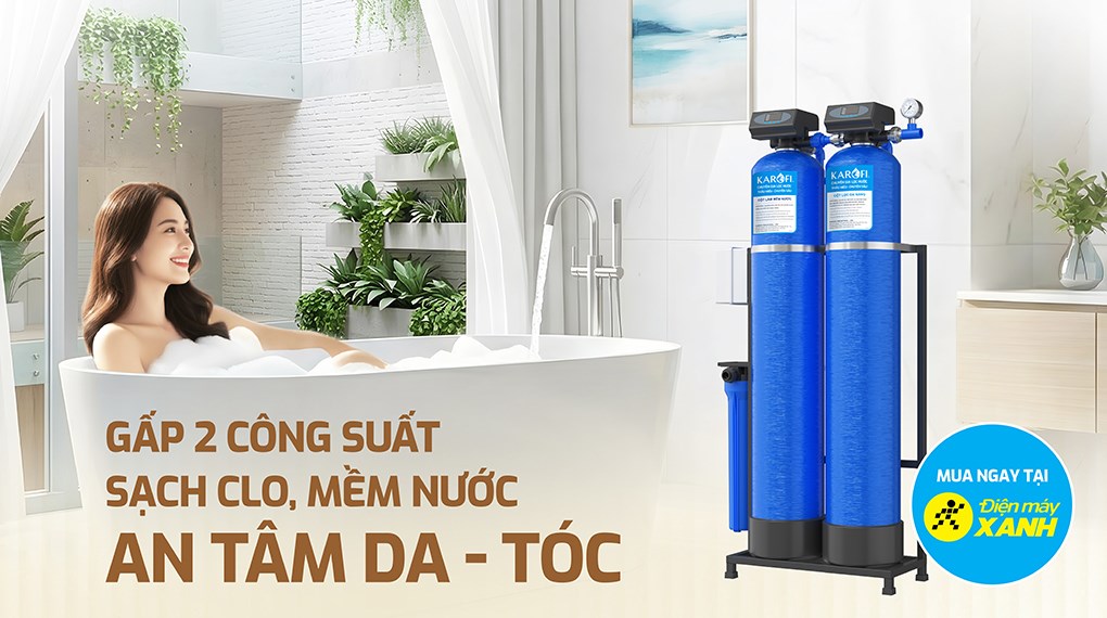 Máy lọc tổng đầu nguồn Karofi KTF-222C