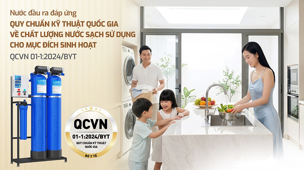 Máy lọc tổng đầu nguồn Karofi KTF-332CT