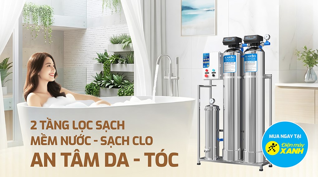 Máy lọc tổng đầu nguồn Karofi KTF-332I