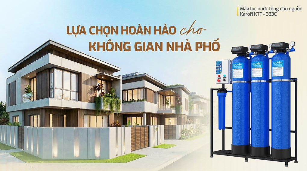 Máy lọc tổng đầu nguồn Karofi KTF-333C
