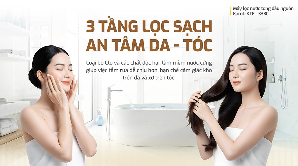 Máy lọc tổng đầu nguồn Karofi KTF-333C
