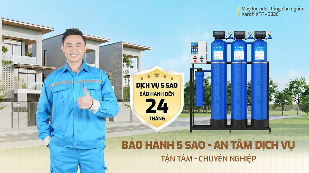 Máy lọc tổng đầu nguồn Karofi KTF-333C