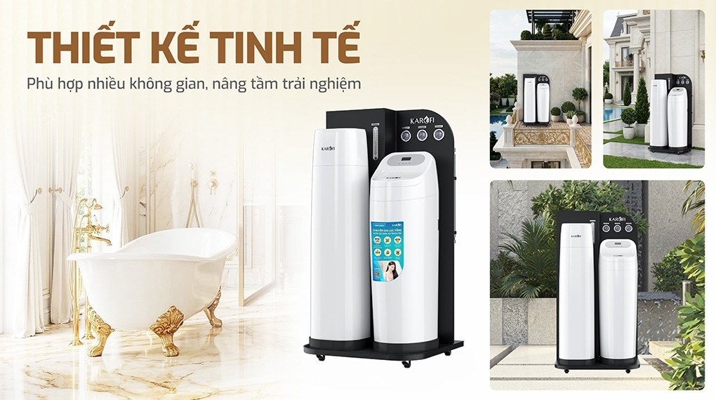 Máy lọc tổng đầu nguồn Karofi WHF-E666-AIO