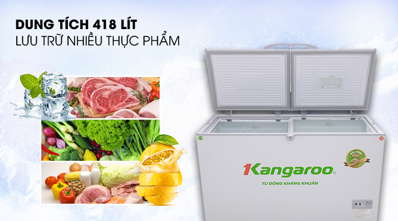 Tủ đông Kangaroo 284 lít KG 418C2