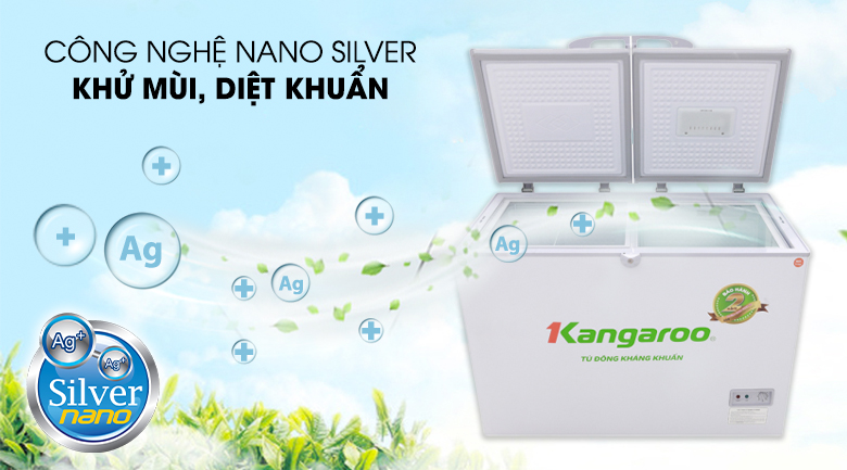 Công nghệ Nano Silver - Tủ đông Kangaroo KG298C2