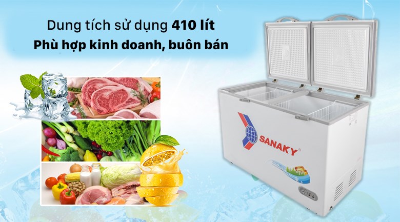 Tủ đông Sanaky 410 lít VH 5699HY