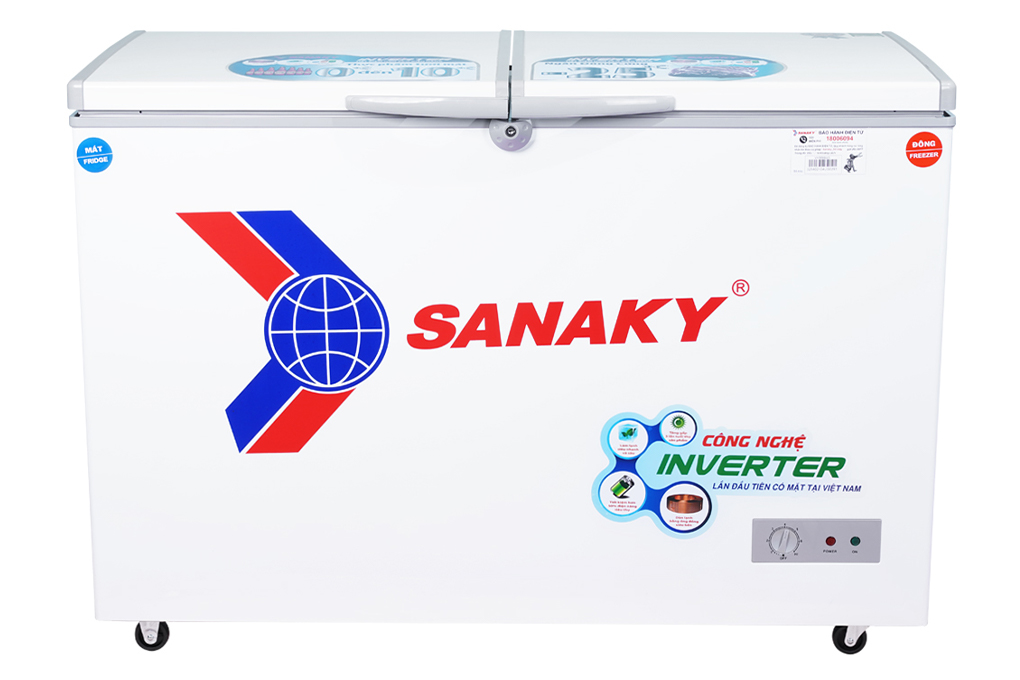 Tủ đông Sanaky Inverter 280 lít VH-4099W3 Màu Trắng