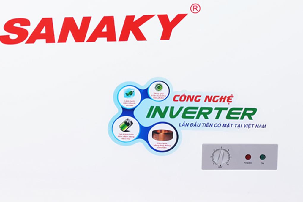 Tủ đông Sanaky Inverter 280 lít VH-4099W3 Màu Trắng