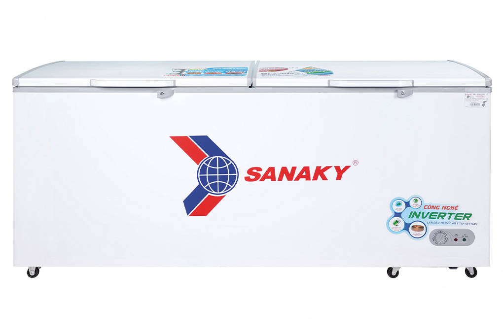 Tủ đông Sanaky Inverter 761 lít VH-8699HY3 Màu Trắng