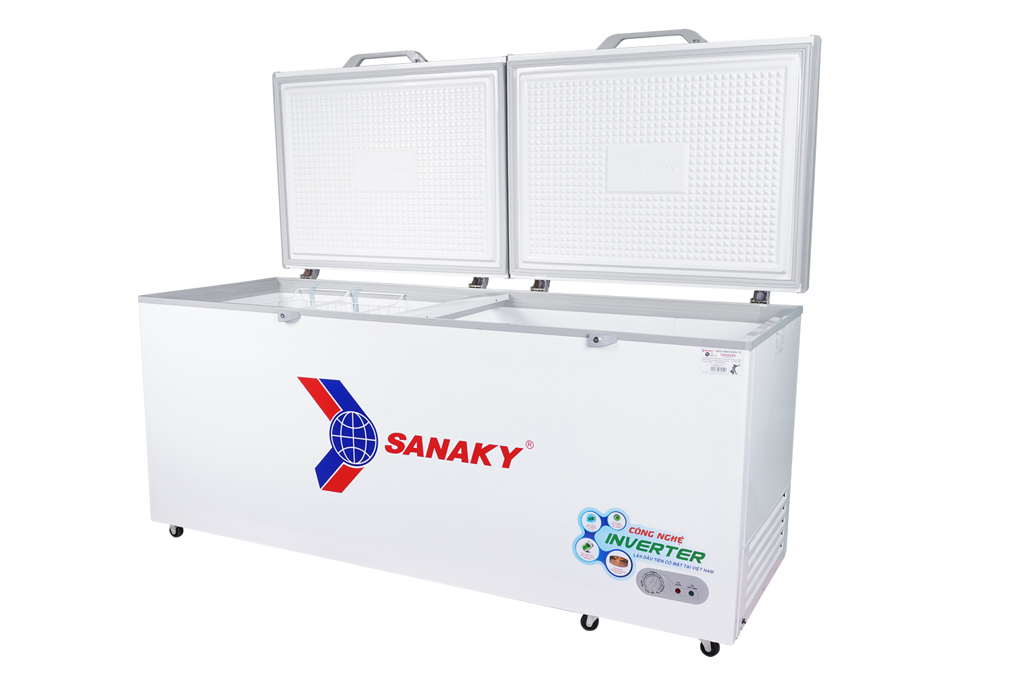 Tủ đông Sanaky Inverter 761 lít VH-8699HY3 Màu Trắng