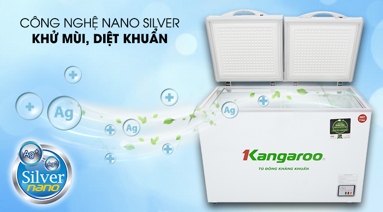 Tủ đông Kangaroo Inverter 252 lít KG 388NC2