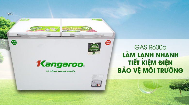 Tủ đông Kangaroo Inverter 252 lít KG 388NC2
