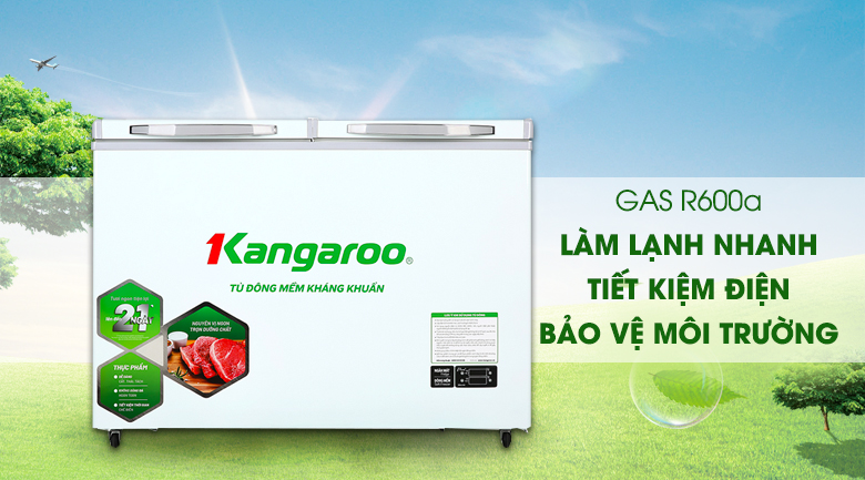 Tủ đông mềm Kangaroo 212 lít KG 328DM2 - Gas R600a