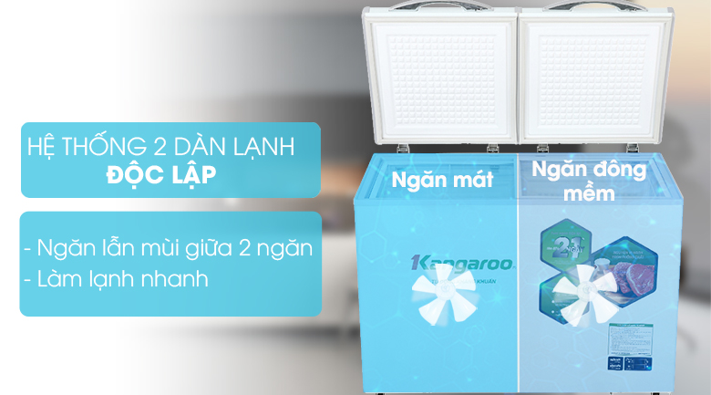 Tủ đông mềm Kangaroo 252 lít KG 400DM2