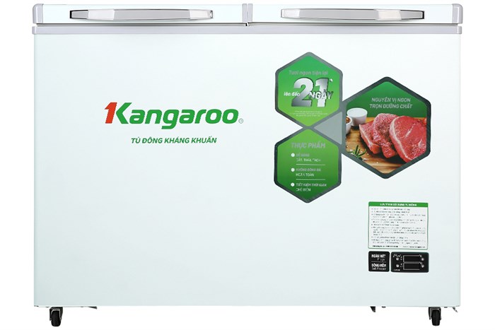 Tủ đông mềm Kangaroo 252 lít KG 400DM2 Màu Trắng