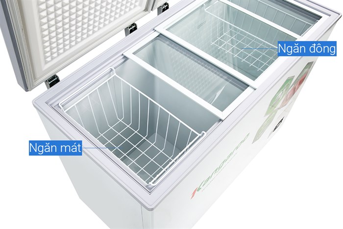 Tủ đông mềm Kangaroo 252 lít KG 400DM2 Màu Trắng