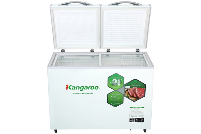 Tủ đông mềm Kangaroo 252 lít KG 400DM2 Màu Trắng