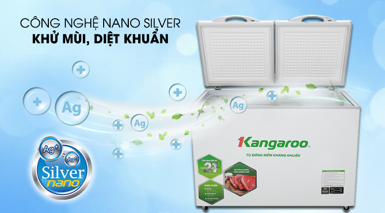 Tủ đông mềm Kangaroo 252 lít KG 408S2