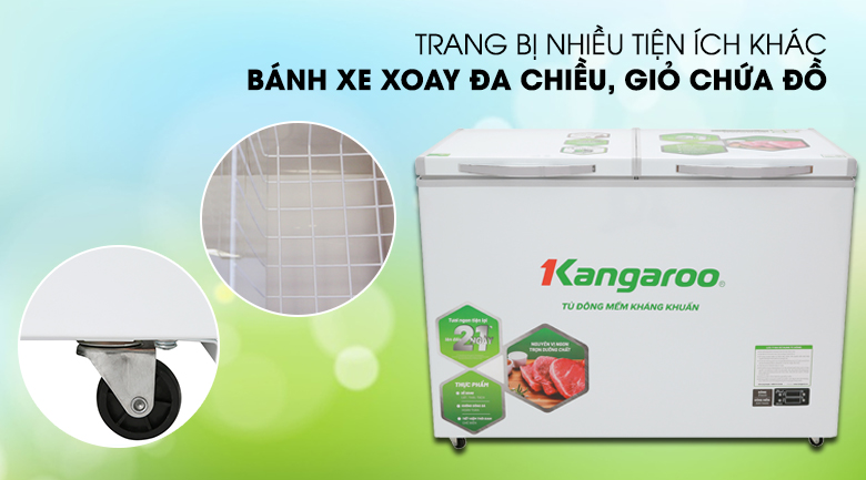 Tủ đông mềm Kangaroo 252 lít KG 408S2