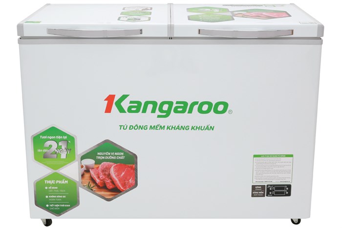 Tủ đông mềm Kangaroo 252 lít KG 408S2 Màu Trắng