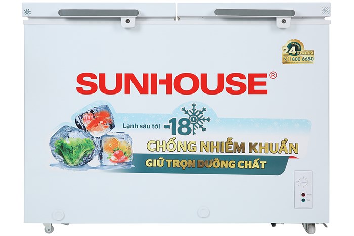 Tủ đông Sunhouse 225 lít SHR-F2272W2 Màu Trắng