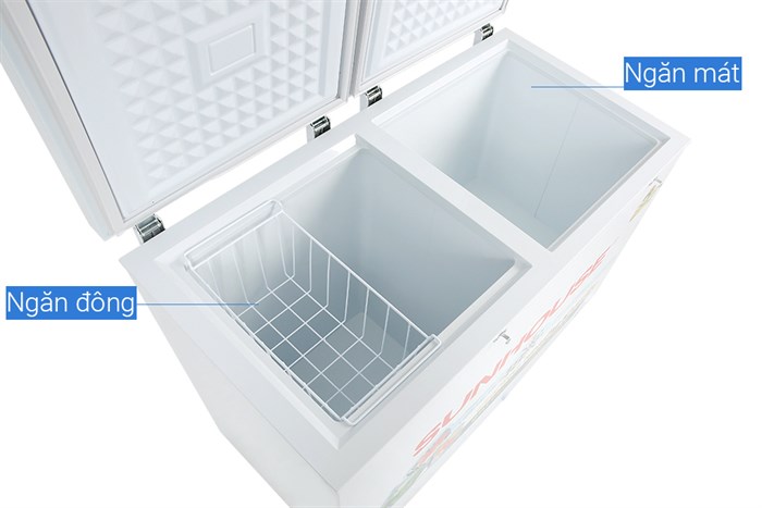 Tủ đông Sunhouse 225 lít SHR-F2272W2 Màu Trắng