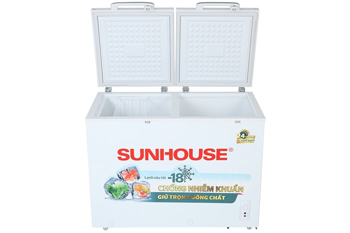 Tủ đông Sunhouse 225 lít SHR-F2272W2 Màu Trắng