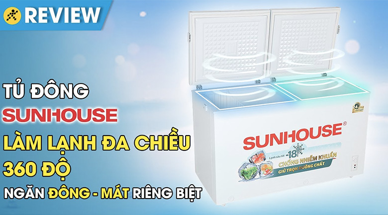Tủ đông Sunhouse 255 lít SHR-F2362W2