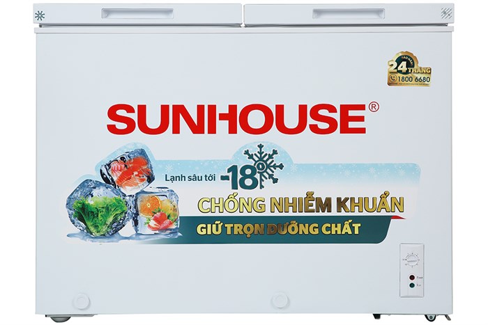 Tủ đông Sunhouse 255 lít SHR-F2362W2 Màu Trắng