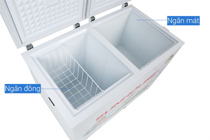 Tủ đông Sunhouse 255 lít SHR-F2362W2 Màu Trắng