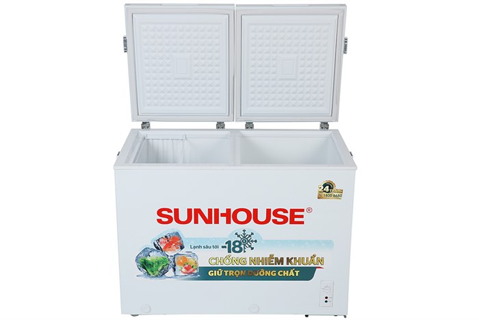 Tủ đông Sunhouse 255 lít SHR-F2362W2 Màu Trắng
