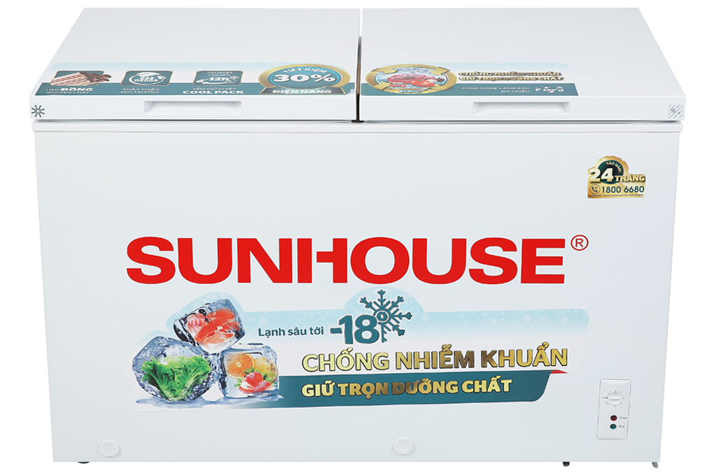 Tủ đông Sunhouse 300 lít SHR-F2412W2 Màu Trắng