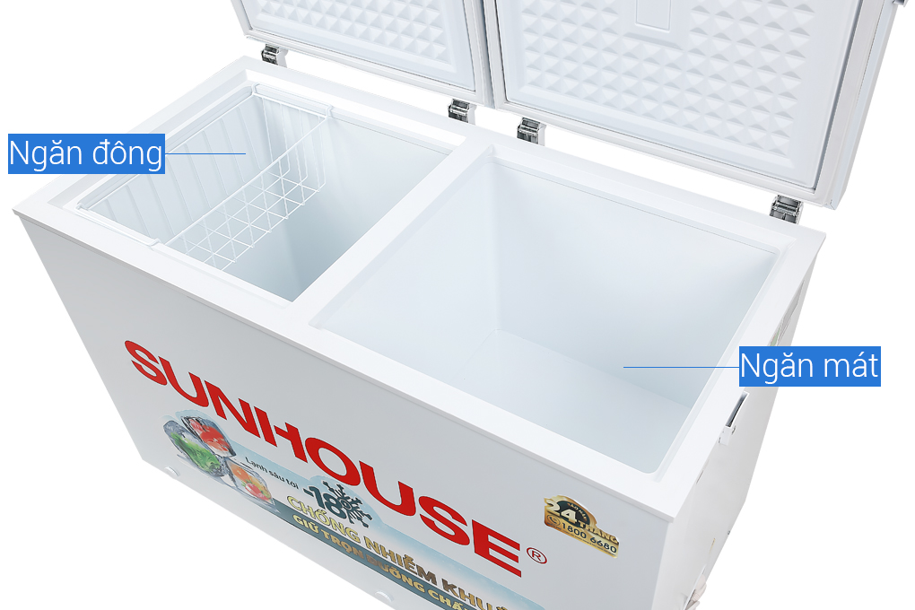 Tủ đông Sunhouse 300 lít SHR-F2412W2 Màu Trắng