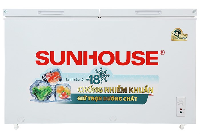 Tủ đông Sunhouse 330 lít SHR-F2472W2 Màu Trắng