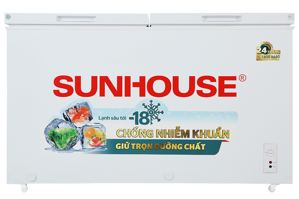 Tủ đông Sunhouse 330 lít SHR-F2472W2 Màu Trắng