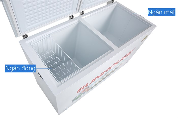 Tủ đông Sunhouse 330 lít SHR-F2472W2 Màu Trắng