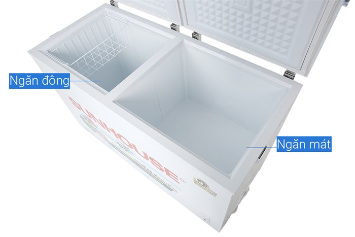 Tủ đông Sunhouse 330 lít SHR-F2472W2 Màu Trắng